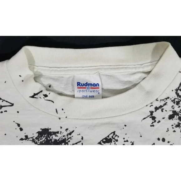 Vintage 90's BUSCH GARDENS Tiger All Over Print Souvenir T-Shirt "One Size Tag" - Picture 5 of 7